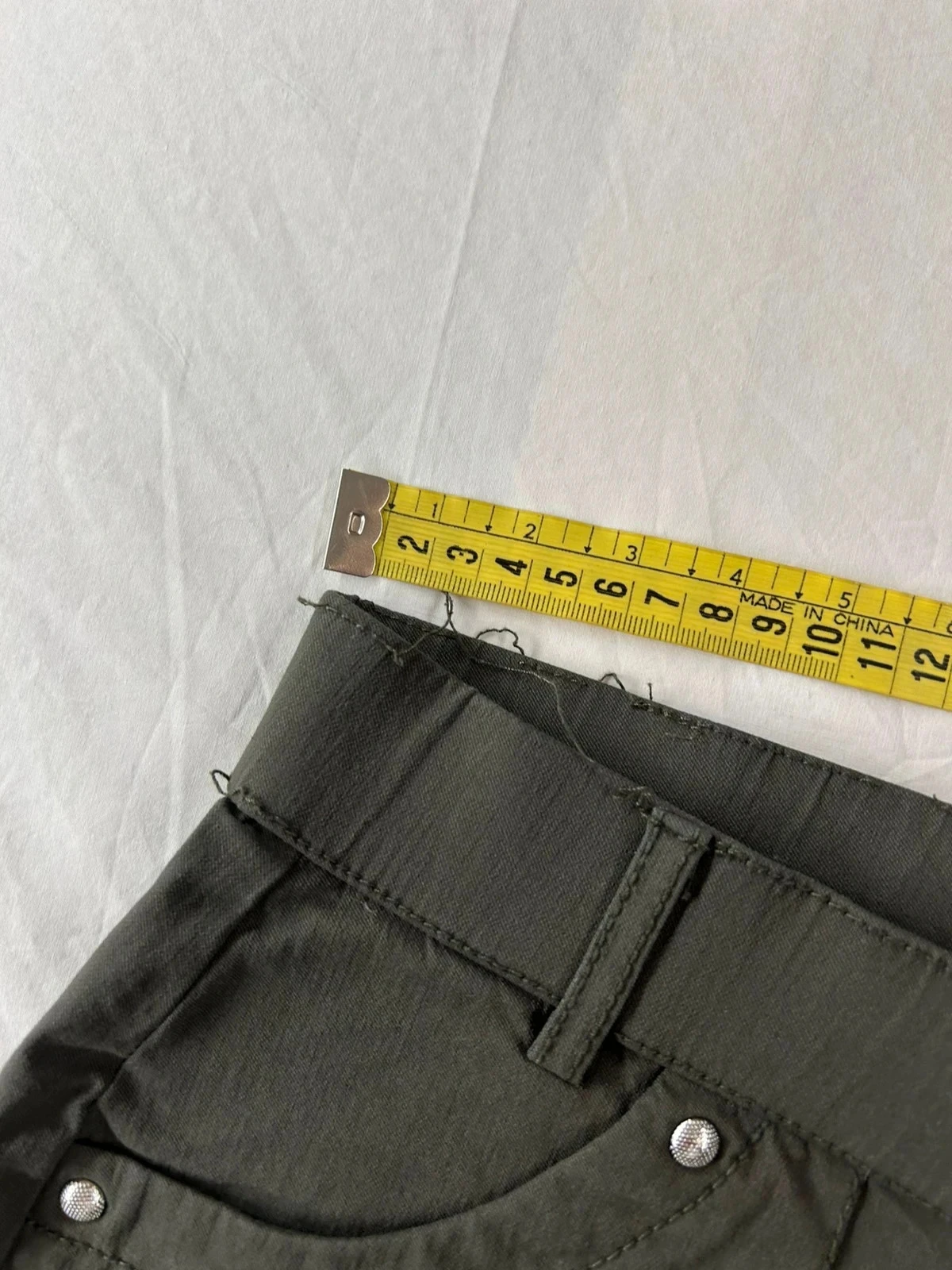 Vintage khaki green pants – photo 6
